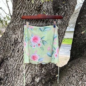 Floral Ballet Wrap Skirt